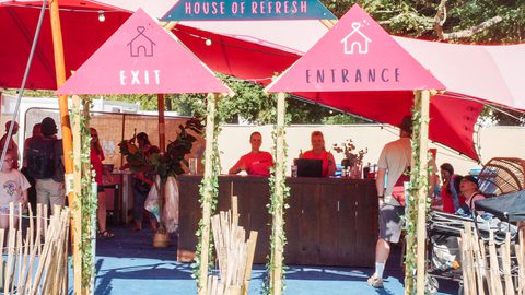 Pink moon house of refresh camp bestival